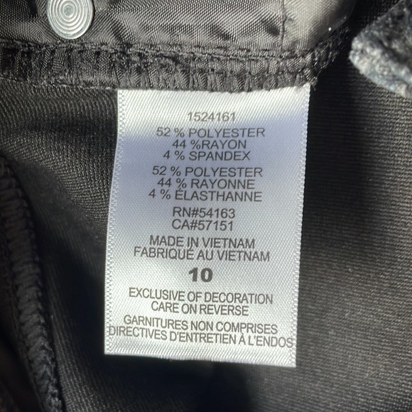 Karl Lagerfeld Houndstooth 5 Pocket Pants 10 - f - Picture 6 of 11